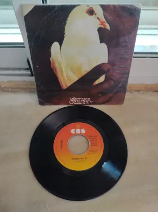 Vinilo Santana Samba Pa Ti CBS 2561