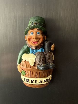 Imán Duende Irlanda Barril Cerveza