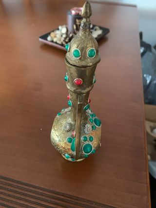 Tetera Vintage bronce  Decorada