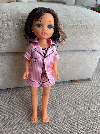 Muñeca Nancy Pijama Rayas Rosa