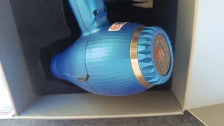 Parlux Digitalyon secador pelo azul