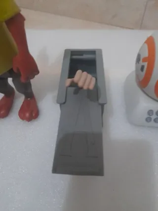 Figuras Juguetes Nick Wilde, BB-8 y Caja