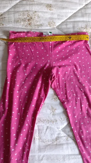 Leggings corti Benetton rosa stelle