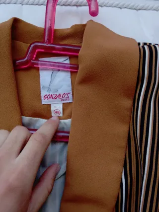 Conjunto Chaqueta y Pantalón Rayas