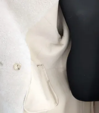 Max Mara Cappotto Montone Beige M