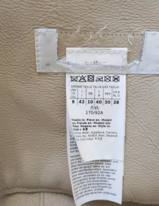 Max Mara Cappotto Montone Beige M