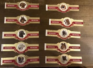 Colección 86 vitolas de cigarros puros españolas –