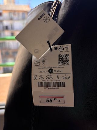 Botas Bershka mujer negras plataforma