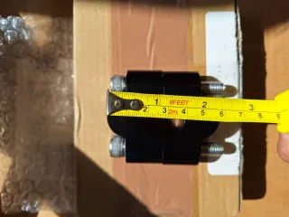 Elevadores Manillar Moto 22mm Negro