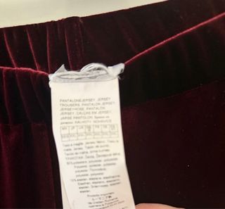 Pantaloni Marina Rinaldi bordeaux
