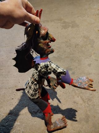 Marioneta Papel Mache Corazón