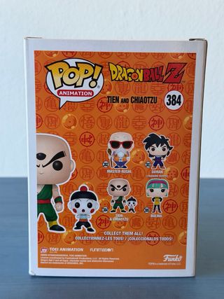 Funko Pop Tien and Chiaotzu 384 Dragon Ball Z