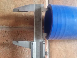 Tubo silicona azul