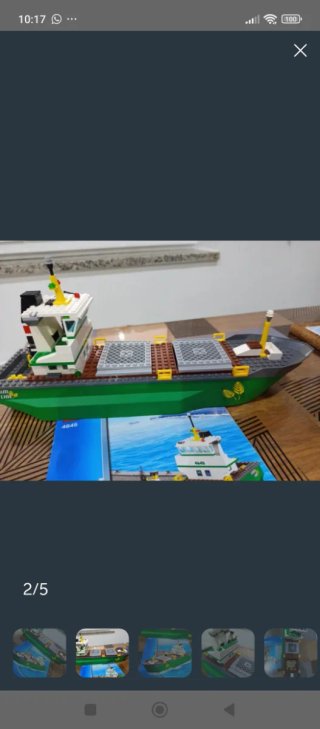 Lego 4645 Barco de Carga y puerto