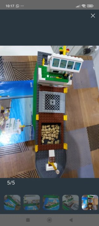 Lego 4645 Barco de Carga y puerto