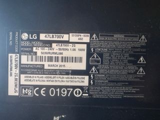 TV LG CINEMA 3D Smart FHD 47 LB7000