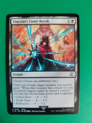 Carta Magic The Gathering Final Fantasy MTG Vincen