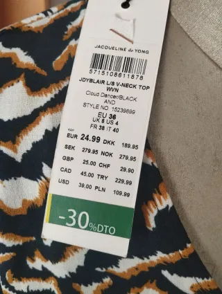 Blusa Animal Print Talla M