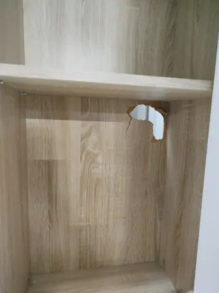 Mueble de salón Roble-Blanco