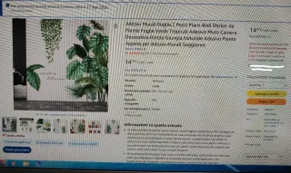 Adesivi murali Monstera