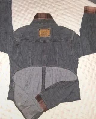 D&G Giacca in Denim Grigia Taglia L