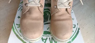 Botas Panama Jack Beige y Blanco Talla 40