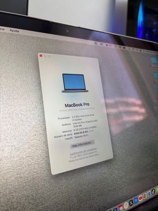 MacBook Pro 2018 Plata/Gris Espacial