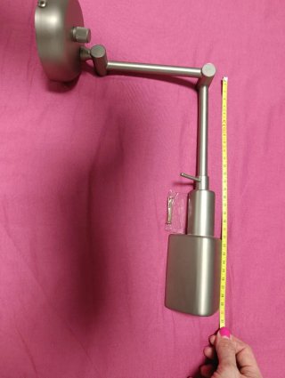 Flexo aplique de pared regulable metal