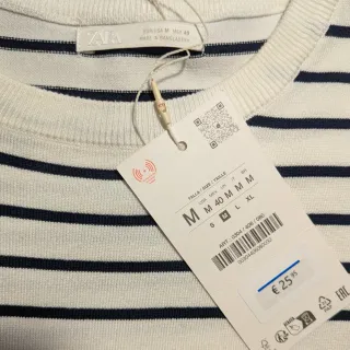 Camiseta Zara Rayas Talla M