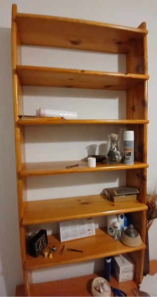 Estantería Pino Macizo 7 Estantes