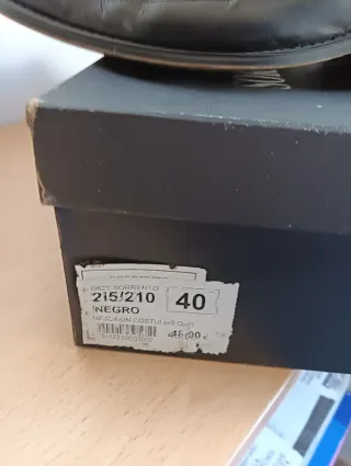 Zapatos de piel hombre negros