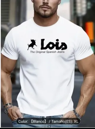 Camiseta Lois Blanca Talla XL