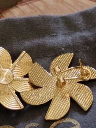 Conjunto Joyas África Doradas