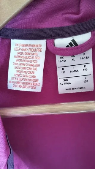 Chaqueta Adidas XS Fucsia Morado