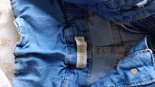 Shorts jeans vita alta chiari