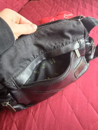 Borsa a spalla Sisley elegante nera