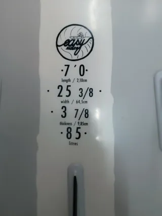 Tabla surf Indio Easy Rider 7.0 + funda+ chillas +
