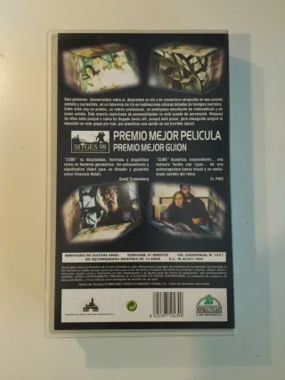 Cube VHS. Película de Vicenzo Natali (1999)