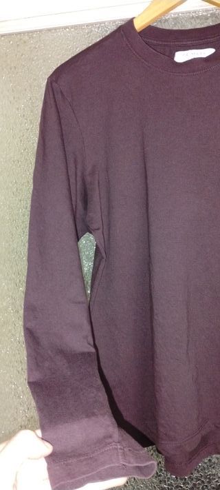 Camiseta manga larga vino