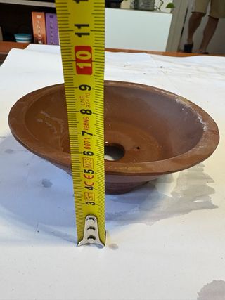 Maceta de terracota para bonsái