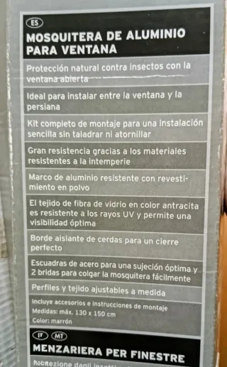 Kit para Ventanas Mosquiteras.