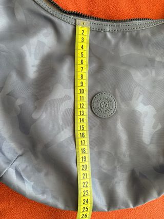 Bolso Hombro Kipling Gris Camuflaje