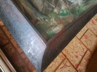 Reproducción relieve escena caza