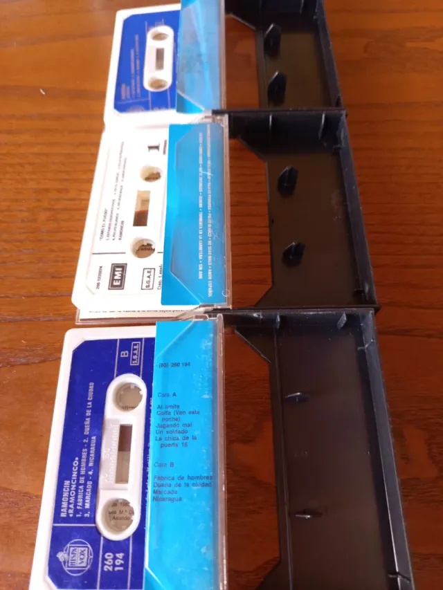 Lote 3 cassettes Ramoncín