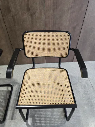 Pack 2 Sillas Comedor Vintage Ratán