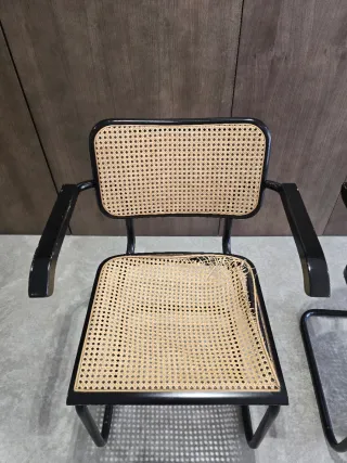Pack 2 Sillas Comedor Vintage Ratán