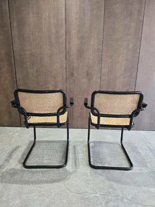 Pack 2 Sillas Comedor Vintage Ratán