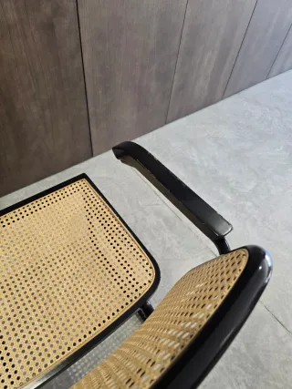 Pack 2 Sillas Comedor Vintage Ratán