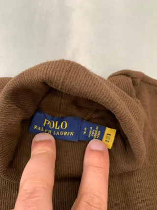 Maglione Polo Ralph Lauren Dolcevita Marrone