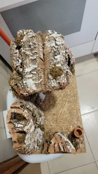 Grande presepe in sughero